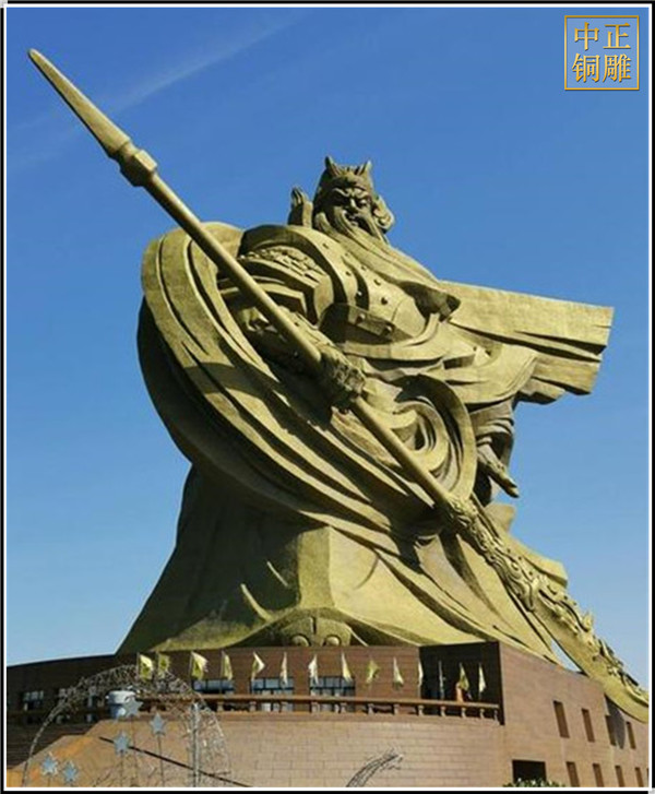 大型关公铜雕塑