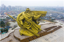 荆州大型铜关公雕塑