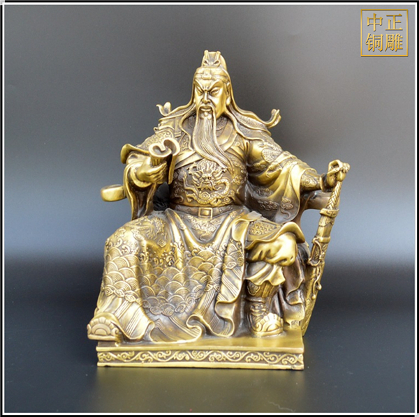 黄铜武财神关公像铸造.jpg
