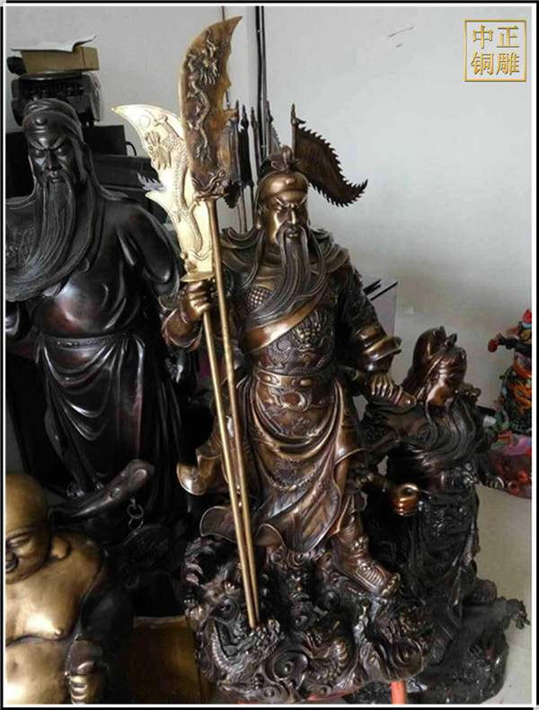铸铜小型关公制作.jpg