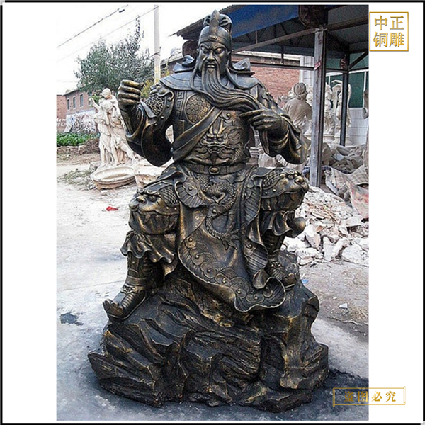 大型室外关公铜像铸造.jpg